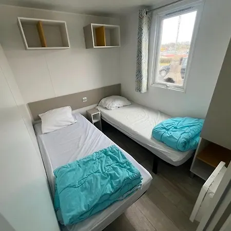 샬레 Mobil-home Avec Piscine 그랑캉프-메지